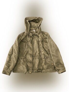 Ashley By 26 International Olive Green Outerwear Jacket